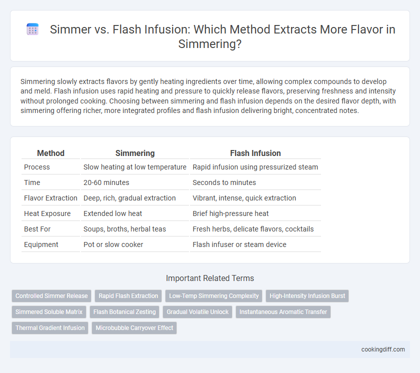 Simmer vs. Flash Infusion: Which Method Extracts More Flavor in Simmering?