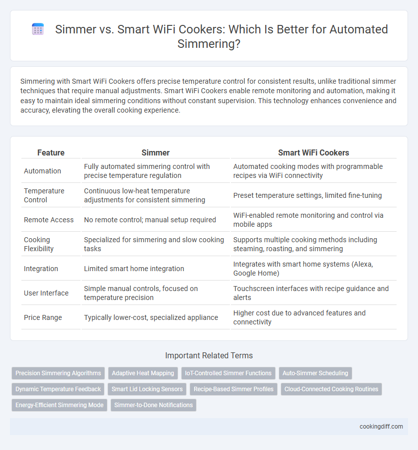 Simmer vs. Smart WiFi Cookers: Which Is Better for Automated Simmering?
