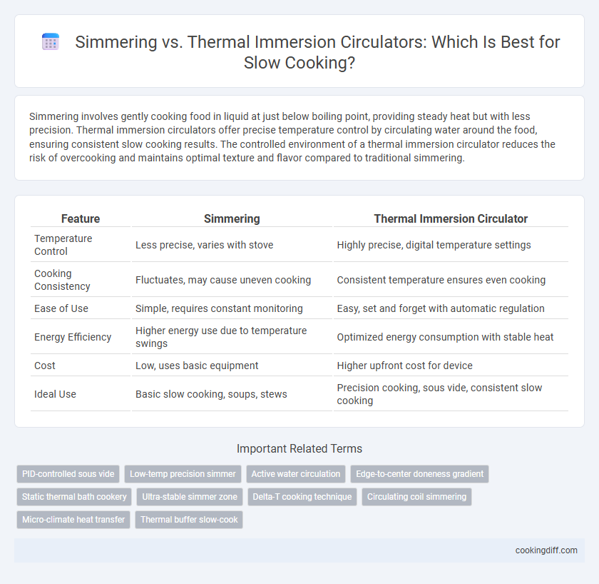 Simmering vs. Thermal Immersion Circulators: Which Is Best for Slow Cooking?