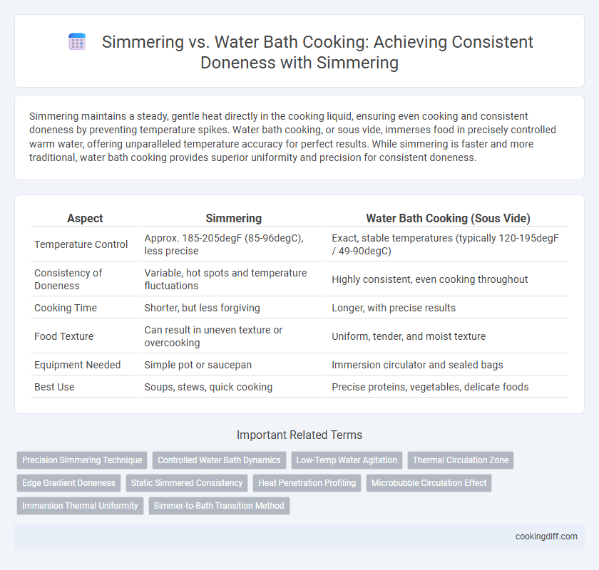 Simmering vs. Water Bath Cooking: Achieving Consistent Doneness with Simmering