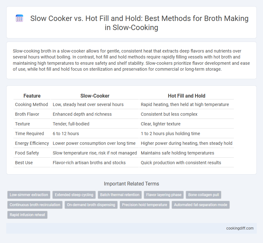 Slow Cooker vs. Hot Fill and Hold: Best Methods for Broth Making in Slow-Cooking