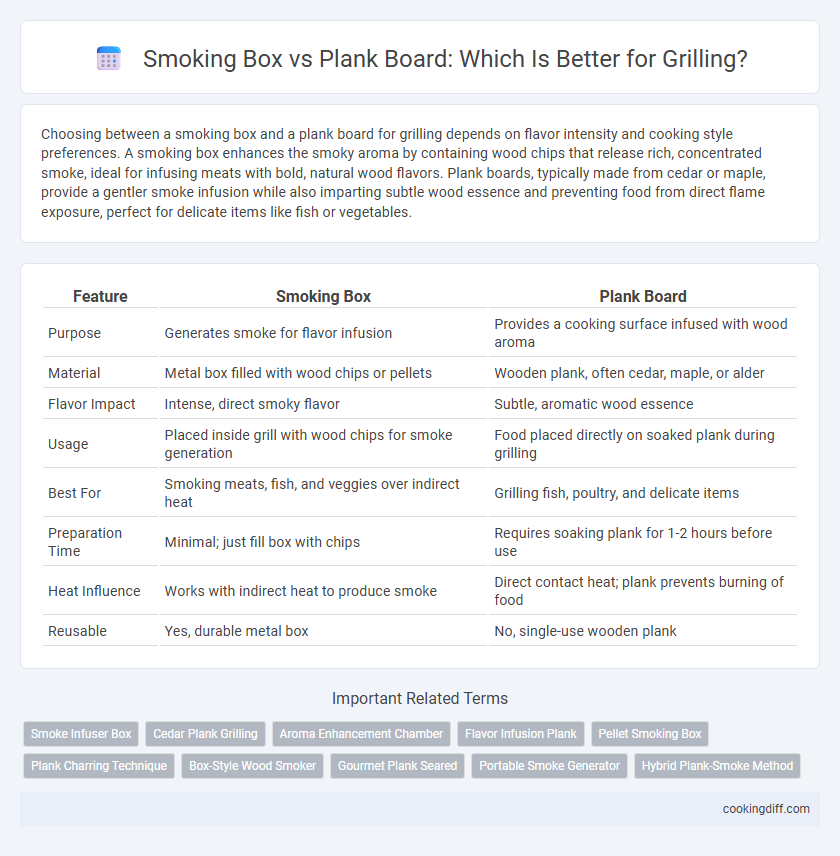 Smoking Box vs Plank Board: Which Is Better for Grilling?