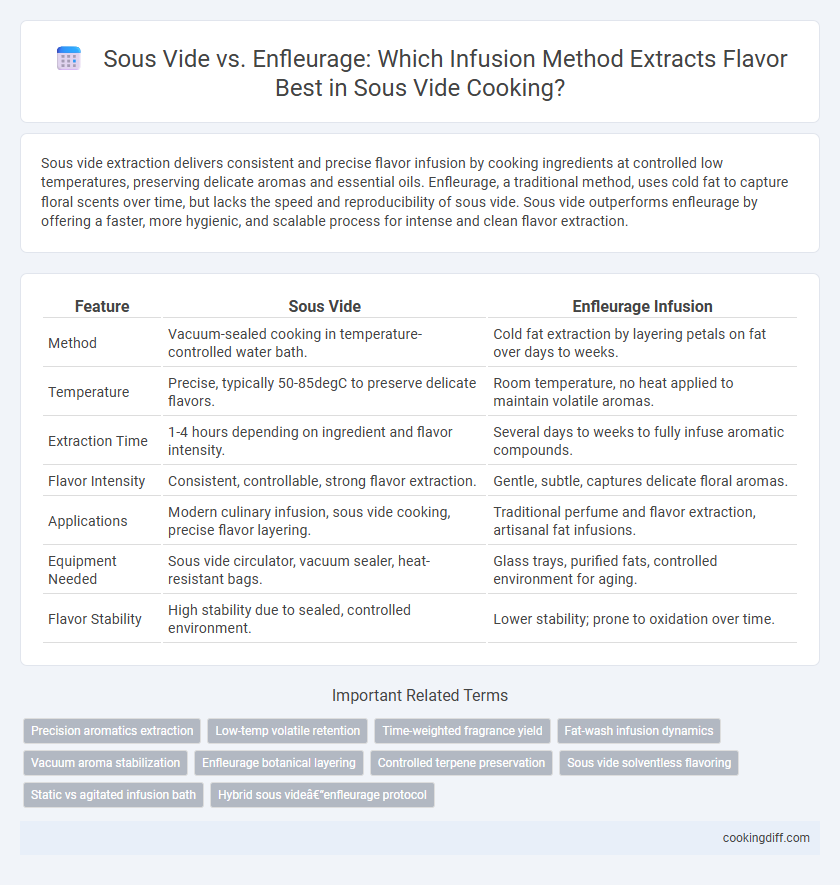 Sous Vide vs. Enfleurage: Which Infusion Method Extracts Flavor Best in Sous Vide Cooking?