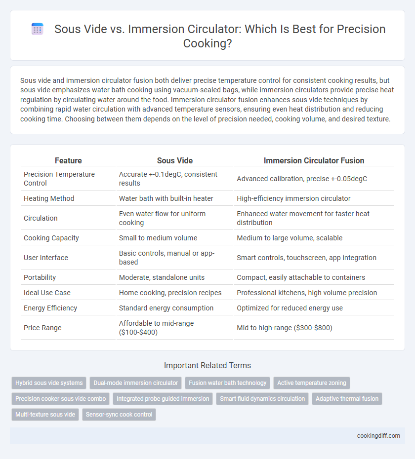 Sous Vide vs. Immersion Circulator: Which Is Best for Precision Cooking?