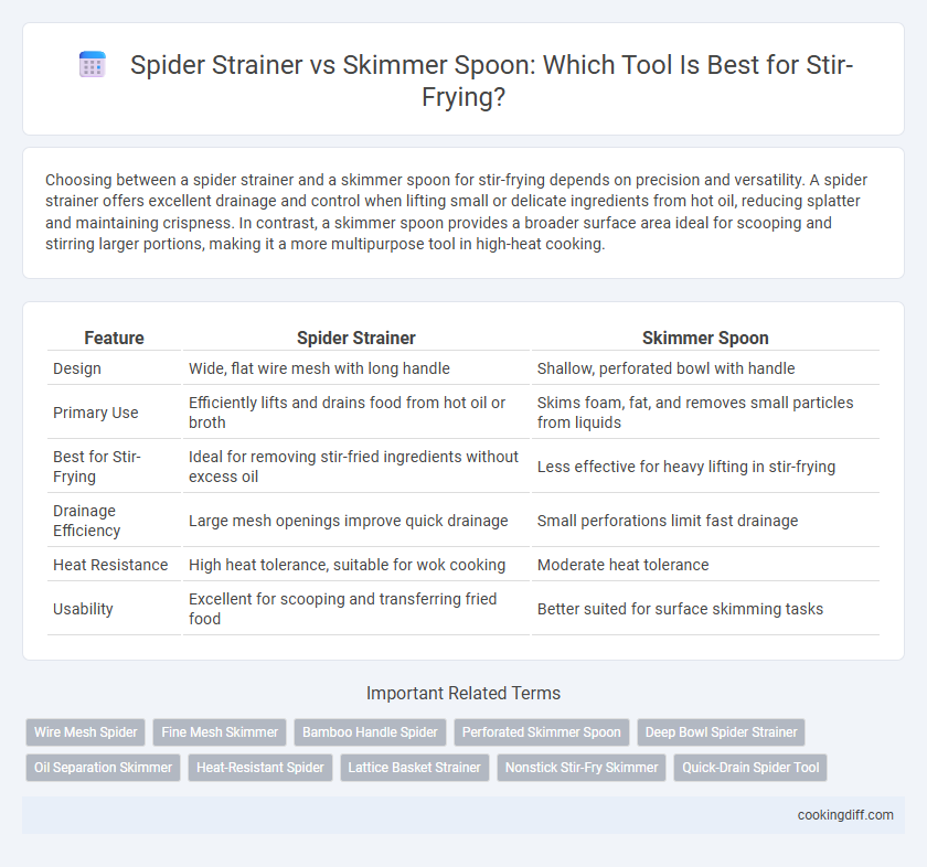 Spider Strainer vs Skimmer Spoon: Which Tool Is Best for Stir-Frying?