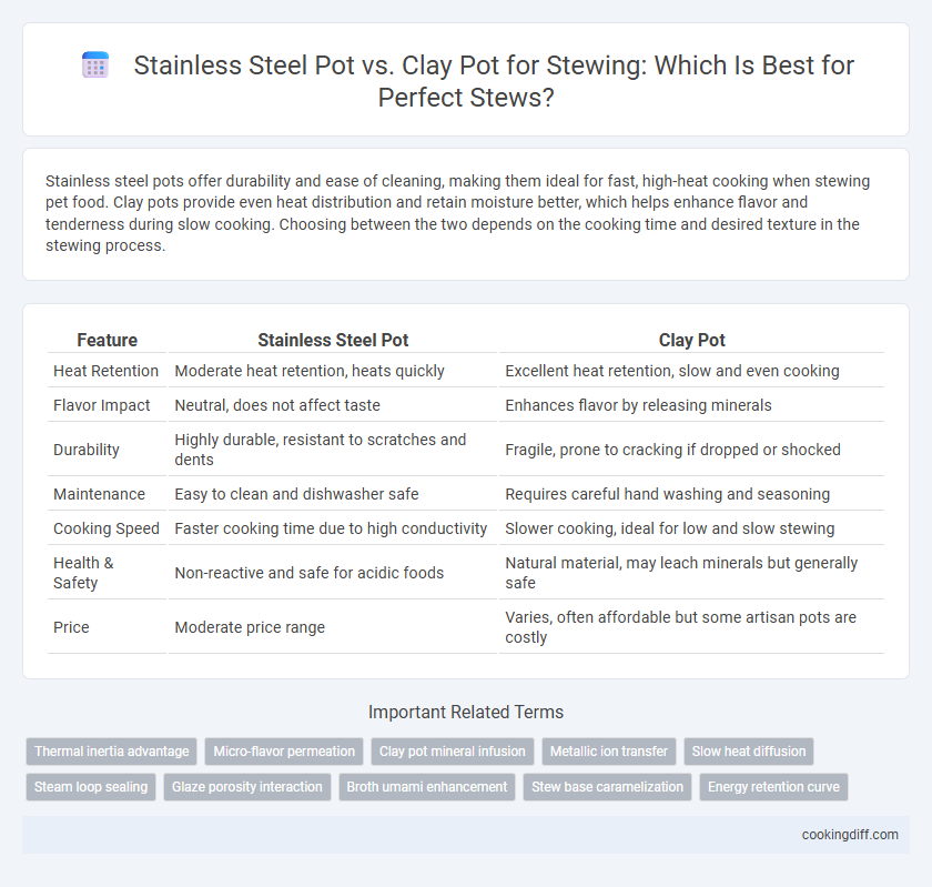 Stainless Steel Pot vs. Clay Pot for Stewing: Which Is Best for Perfect Stews?