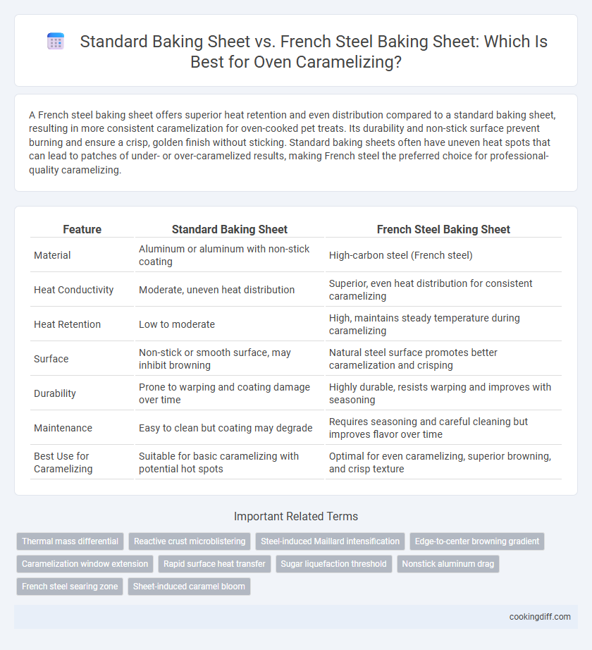 Standard Baking Sheet vs. French Steel Baking Sheet: Which Is Best for Oven Caramelizing?