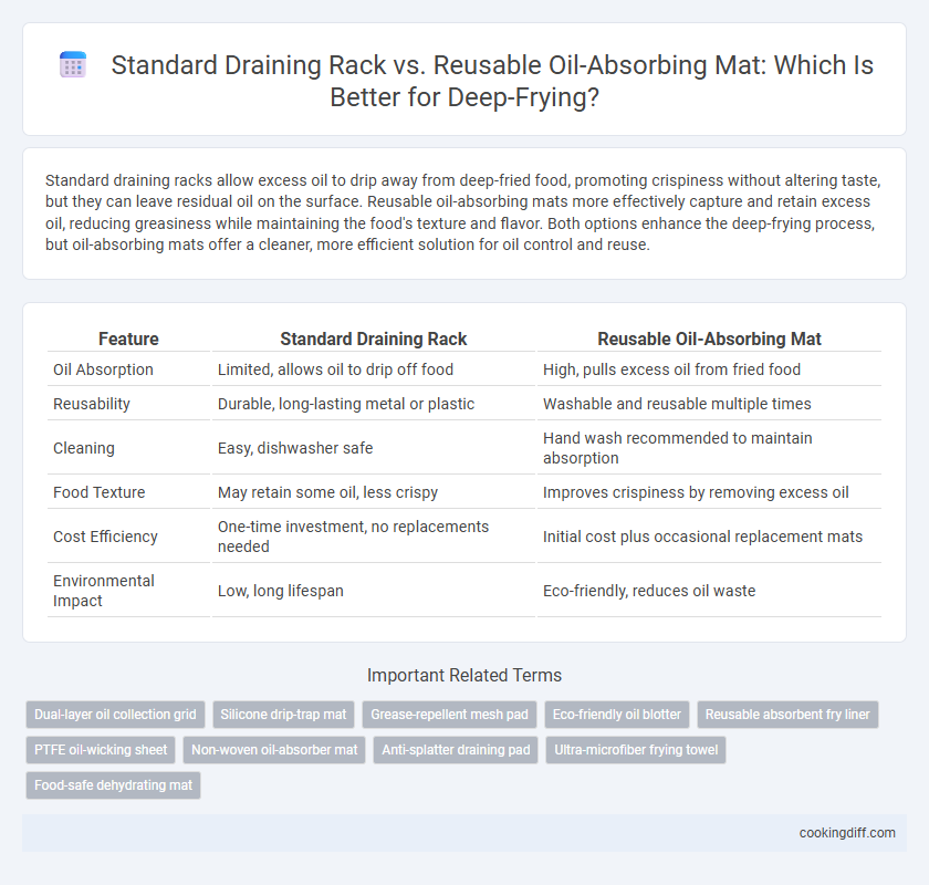 Standard Draining Rack vs. Reusable Oil-Absorbing Mat: Which Is Better for Deep-Frying?