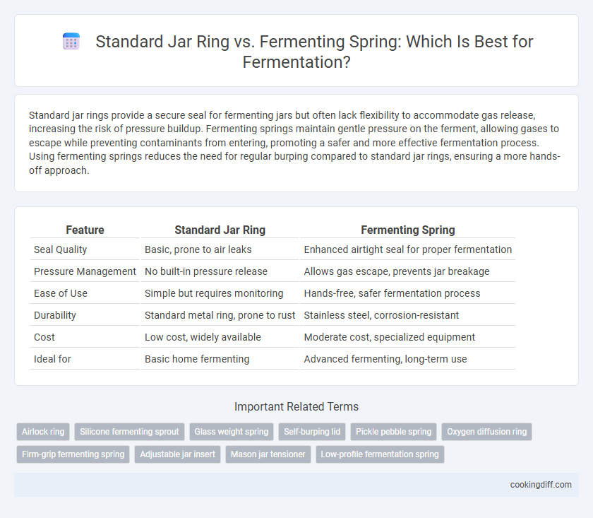 Standard Jar Ring vs. Fermenting Spring: Which Is Best for Fermentation?