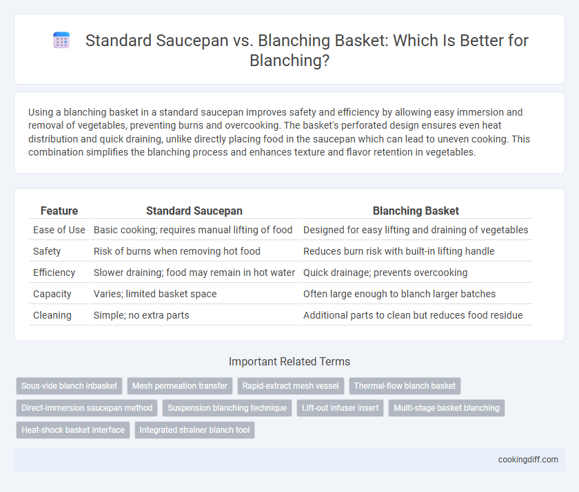 Standard Saucepan vs. Blanching Basket: Which Is Better for Blanching?
