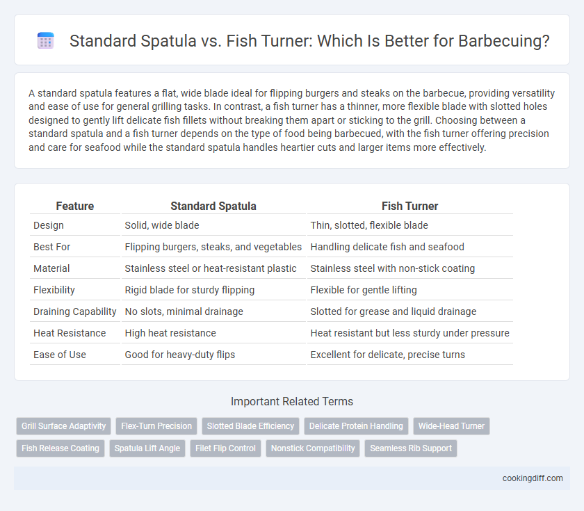 Standard Spatula vs. Fish Turner: Which Is Better for Barbecuing?