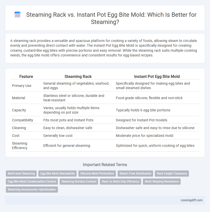 Steaming Rack vs. Instant Pot Egg Bite Mold: Which Is Better for Steaming?