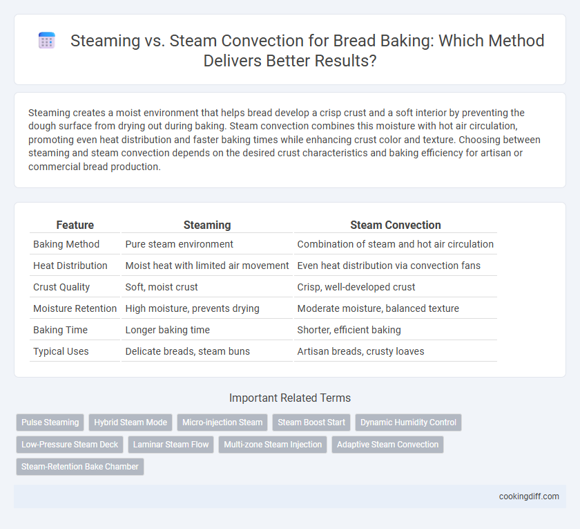Steaming vs. Steam Convection for Bread Baking: Which Method Delivers Better Results?