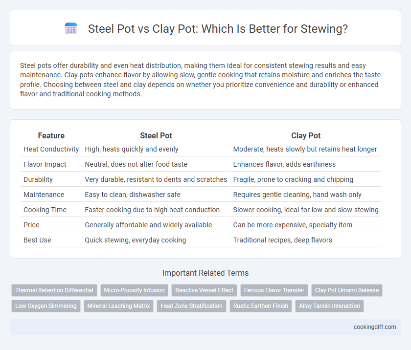 Steel Pot vs Clay Pot: Which Is Better for Stewing?