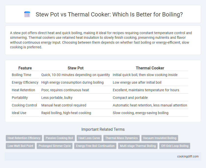 Stew Pot vs Thermal Cooker: Which Is Better for Boiling?