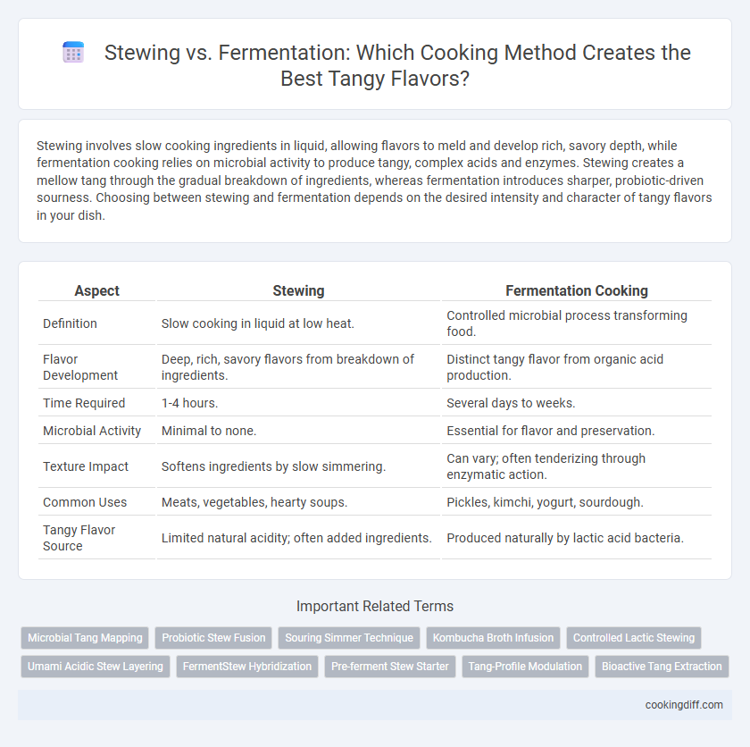 Stewing vs. Fermentation: Which Cooking Method Creates the Best Tangy Flavors?