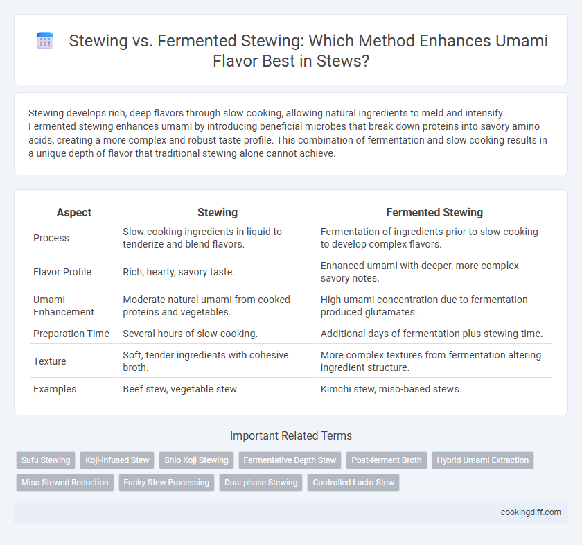 Stewing vs. Fermented Stewing: Which Method Enhances Umami Flavor Best in Stews?