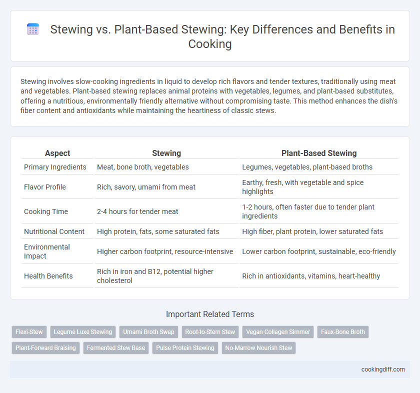 Stewing vs. Plant-Based Stewing: Key Differences and Benefits in Cooking