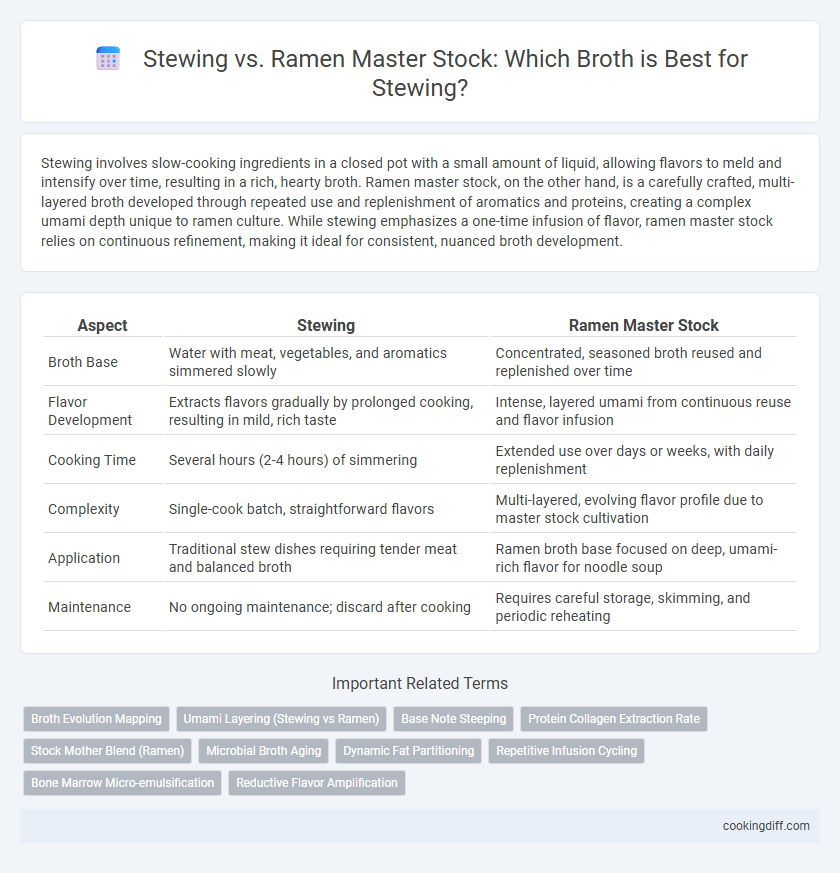Stewing vs. Ramen Master Stock: Which Broth is Best for Stewing?