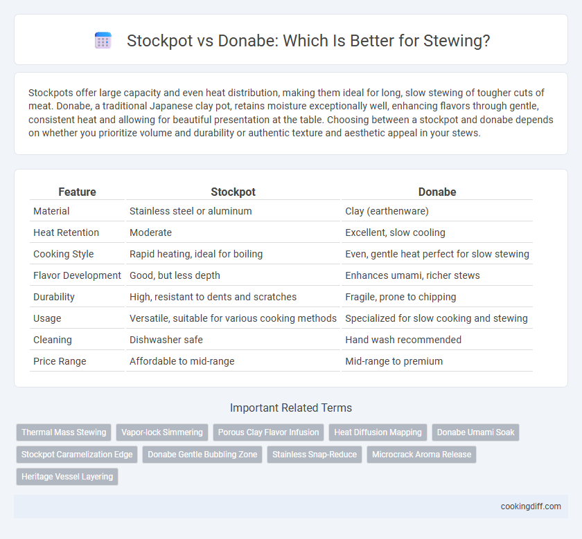 Stockpot vs Donabe: Which Is Better for Stewing?