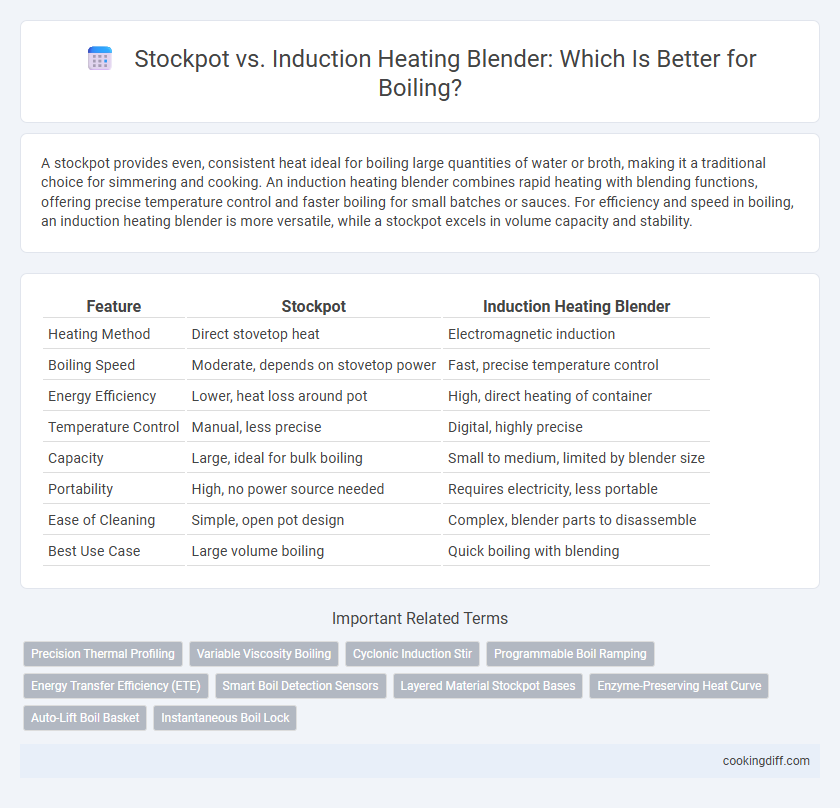 Stockpot vs. Induction Heating Blender: Which Is Better for Boiling?
