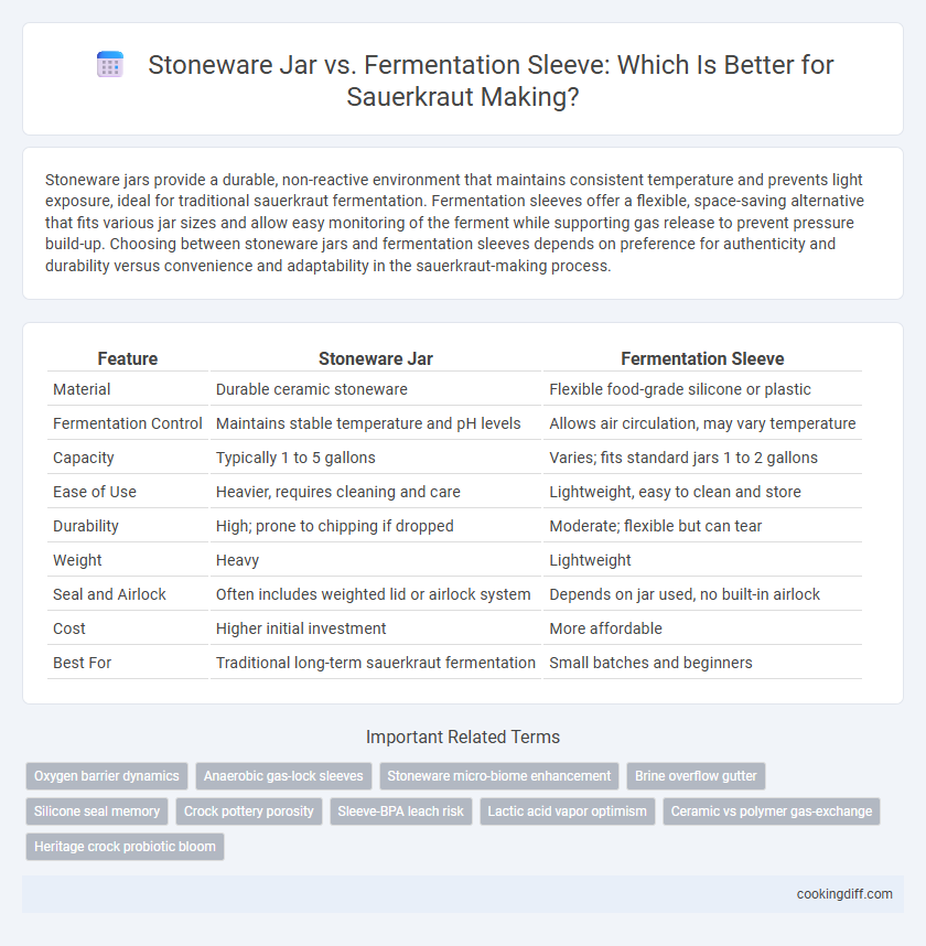 Stoneware Jar vs. Fermentation Sleeve: Which Is Better for Sauerkraut Making?