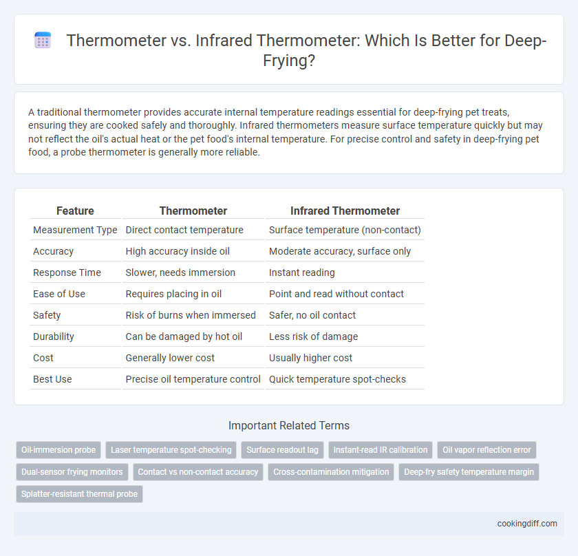 Thermometer vs. Infrared Thermometer: Which Is Better for Deep-Frying?