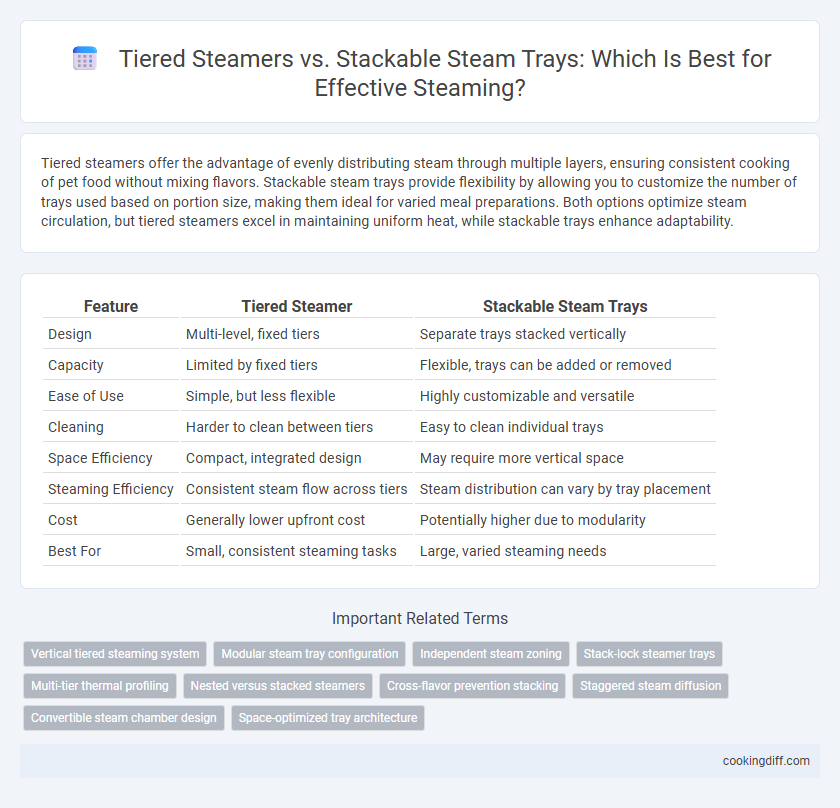 Tiered Steamers vs. Stackable Steam Trays: Which Is Best for Effective Steaming?