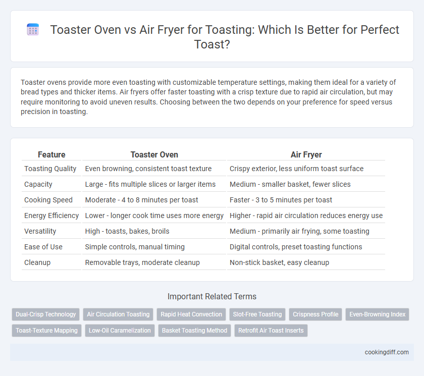 Toaster Oven vs Air Fryer for Toasting: Which Is Better for Perfect Toast?