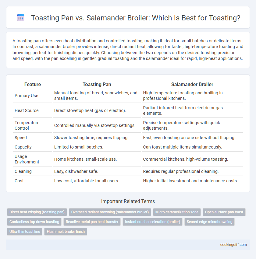 Toasting Pan vs. Salamander Broiler: Which Is Best for Toasting?