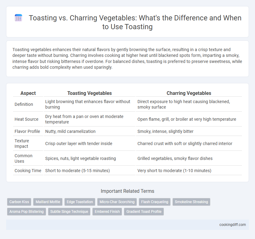 Toasting vs. Charring Vegetables: What's the Difference and When to Use Toasting