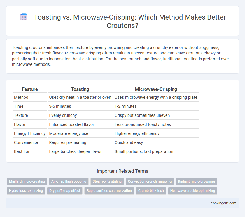 Toasting vs. Microwave-Crisping: Which Method Makes Better Croutons?