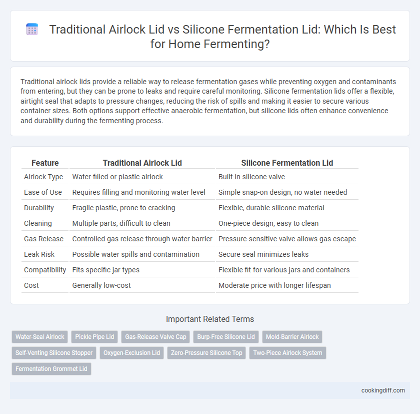 Traditional Airlock Lid vs Silicone Fermentation Lid: Which Is Best for Home Fermenting?