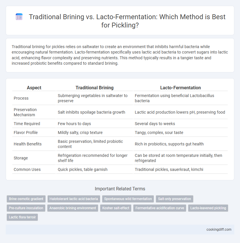 Traditional Brining vs. Lacto-Fermentation: Which Method is Best for Pickling?