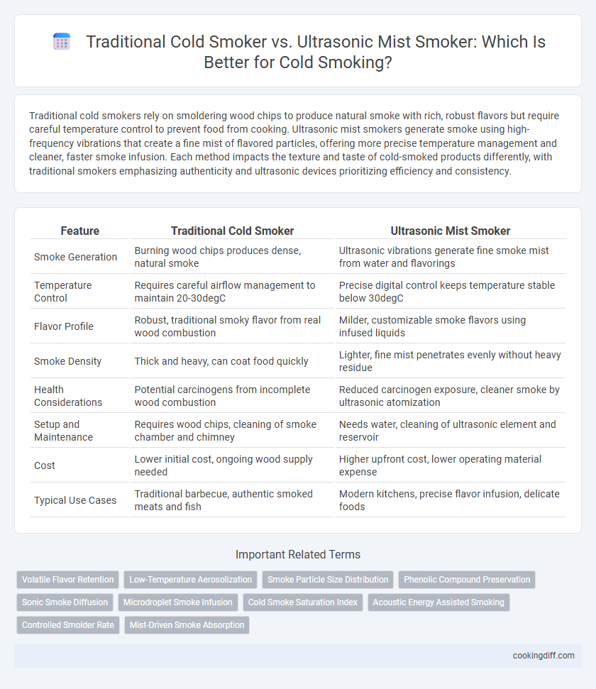 Traditional Cold Smoker vs. Ultrasonic Mist Smoker: Which Is Better for Cold Smoking?