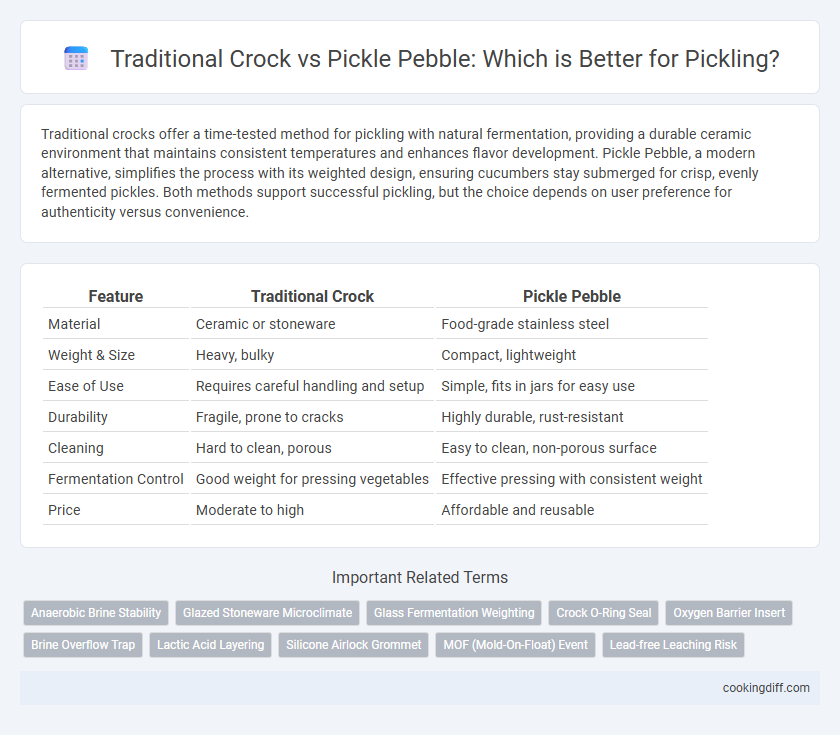 Traditional Crock vs Pickle Pebble: Which is Better for Pickling?