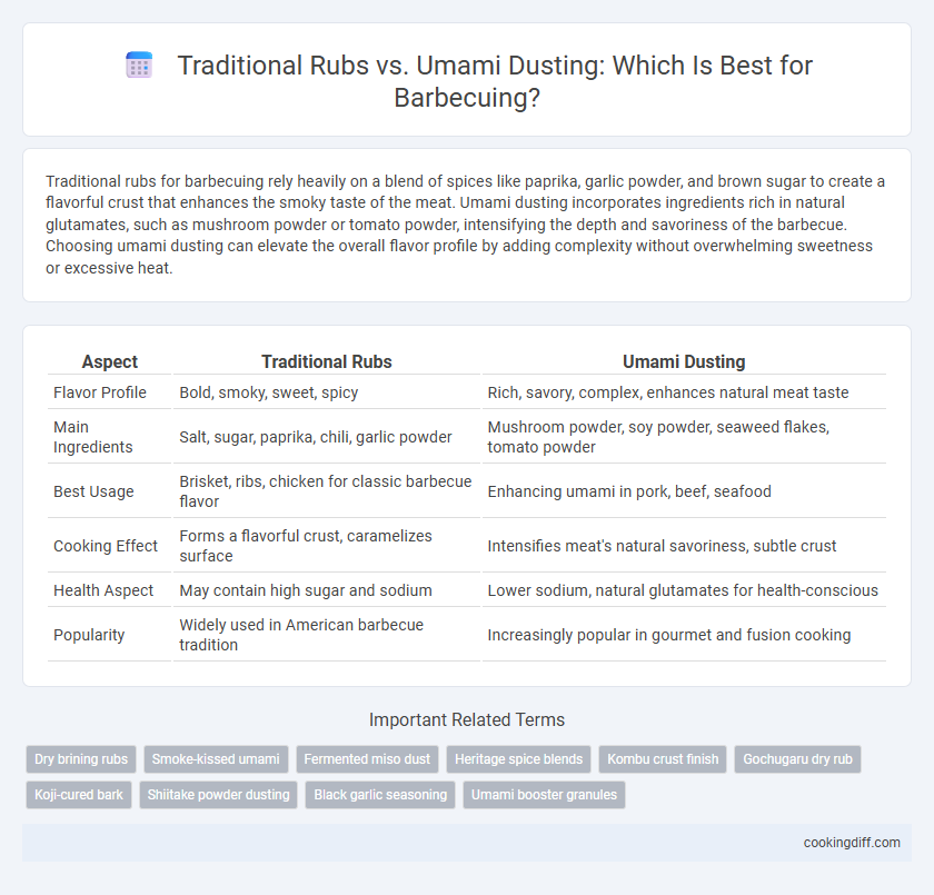 Traditional Rubs vs. Umami Dusting: Which Is Best for Barbecuing?