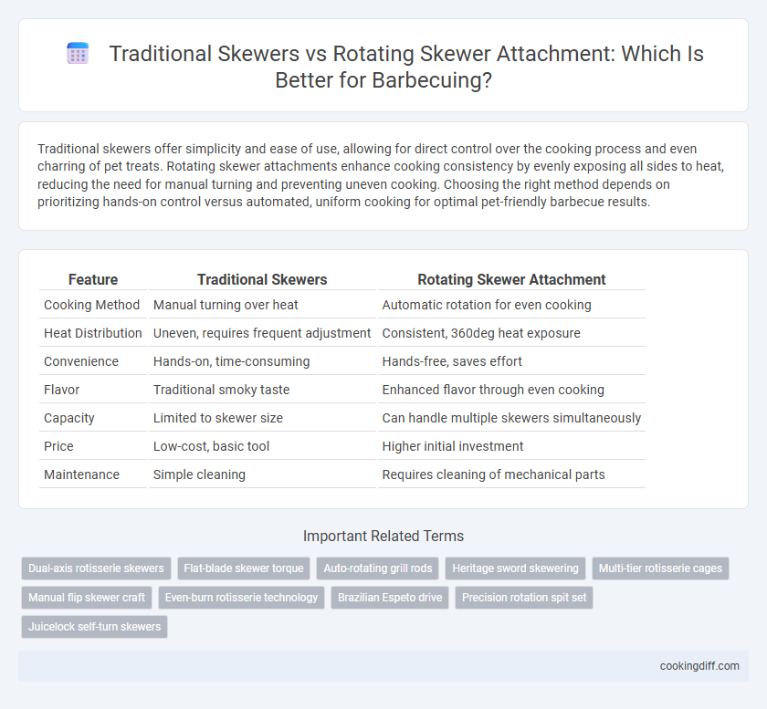 Traditional Skewers vs Rotating Skewer Attachment: Which Is Better for Barbecuing?