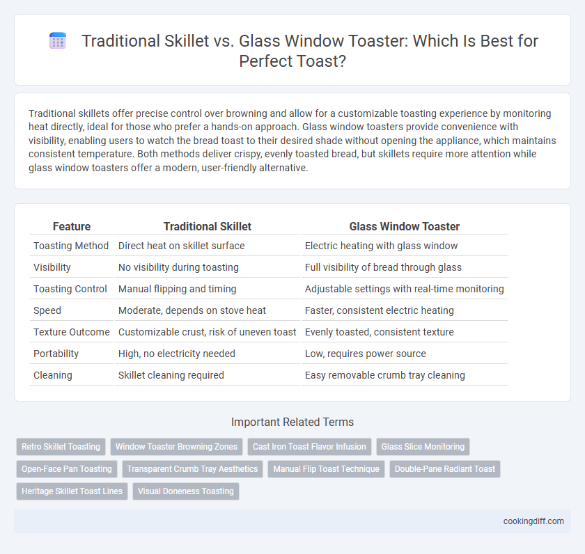 Traditional Skillet vs. Glass Window Toaster: Which Is Best for Perfect Toast?