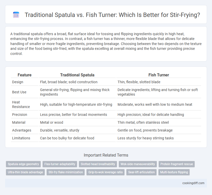 Traditional Spatula vs. Fish Turner: Which Is Better for Stir-Frying?