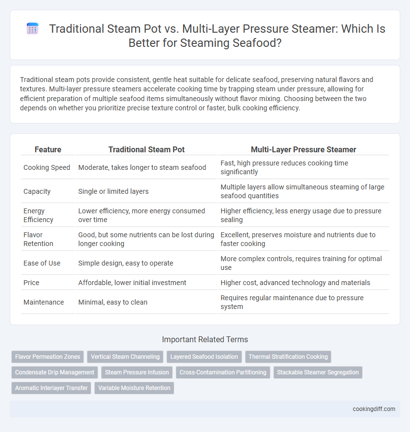 Traditional Steam Pot vs. Multi-Layer Pressure Steamer: Which Is Better for Steaming Seafood?