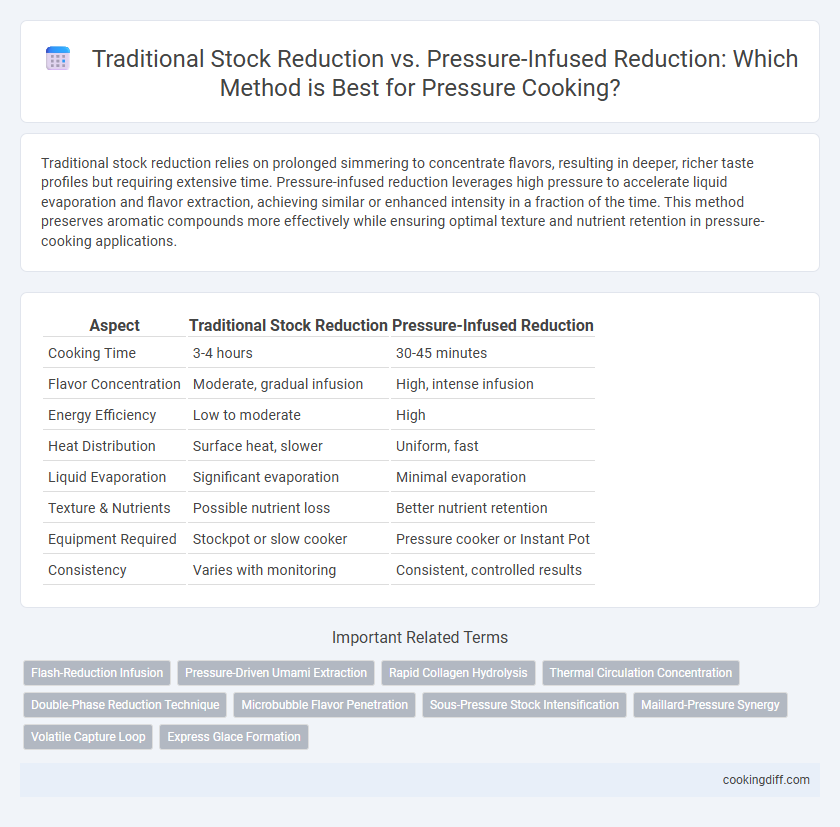 Traditional Stock Reduction vs. Pressure-Infused Reduction: Which Method is Best for Pressure Cooking?