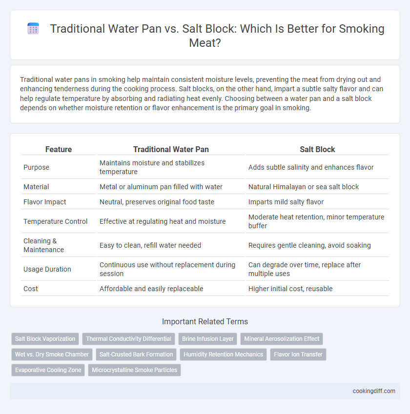 Traditional Water Pan vs. Salt Block: Which Is Better for Smoking Meat?