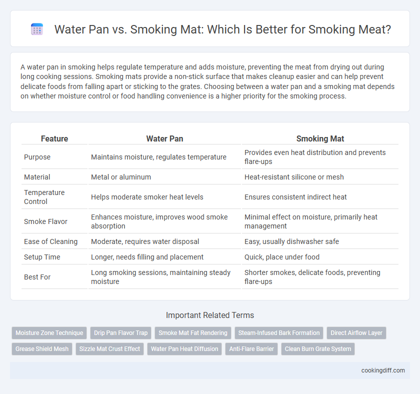 Water Pan vs. Smoking Mat: Which Is Better for Smoking Meat?
