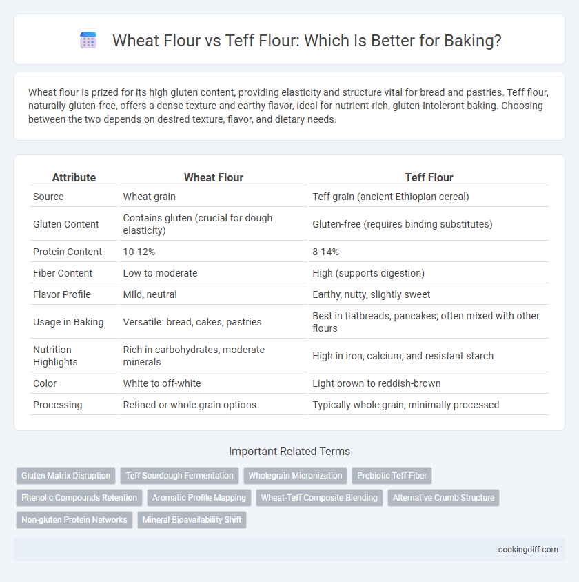 Wheat Flour vs Teff Flour: Which Is Better for Baking?