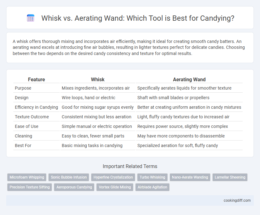 Whisk vs. Aerating Wand: Which Tool is Best for Candying?