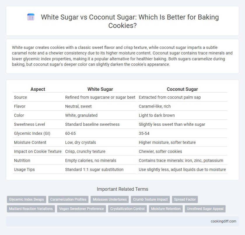 White Sugar vs Coconut Sugar: Which Is Better for Baking Cookies?