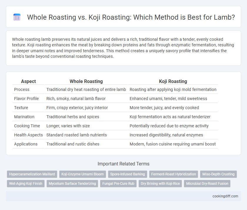 Whole Roasting vs. Koji Roasting: Which Method is Best for Lamb?