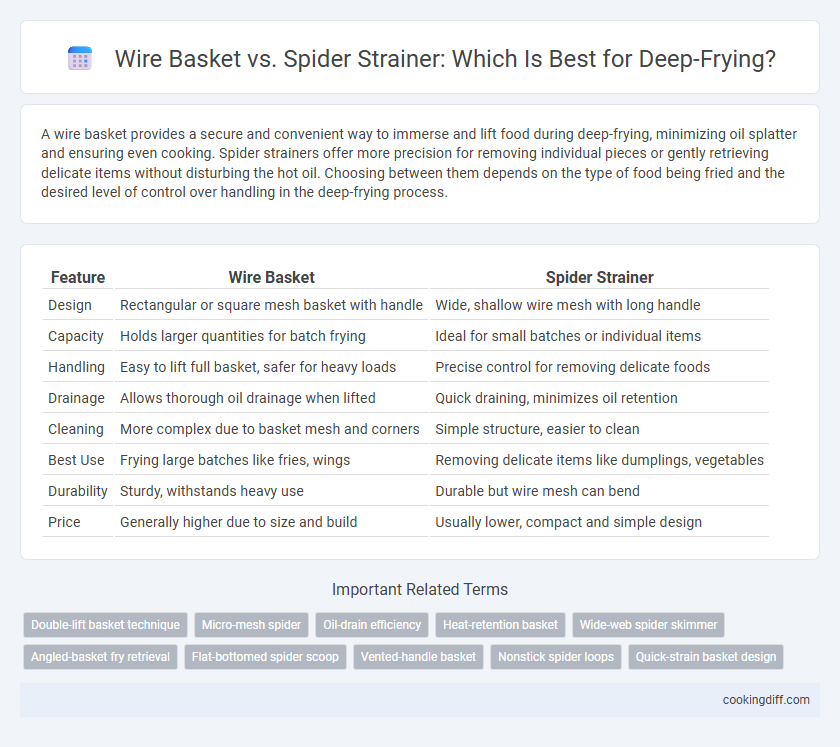 Wire Basket vs. Spider Strainer: Which Is Best for Deep-Frying?