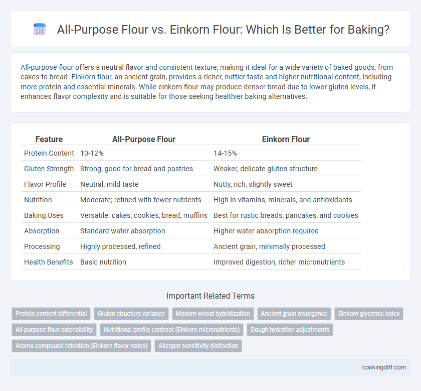 All-Purpose Flour vs. Einkorn Flour: Which Is Better for Baking?